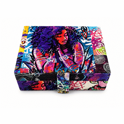Accessories box, African Woman